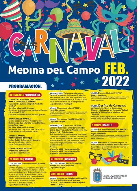 programa carnaval medina del campo 2024